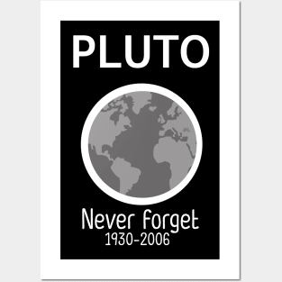Pluto never forget planet Shirt for you Posters and Art